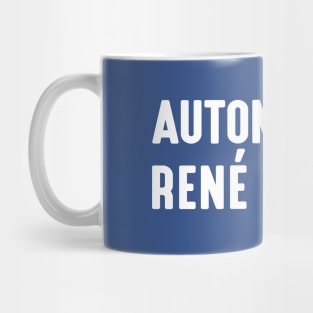 Automobiles René Bonnet - white print Mug